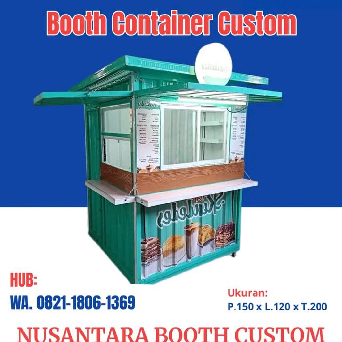 booth container jualan Booth Container Custom UMKM Murah Booth Container Cafe Mini Siap Pakai Booth
