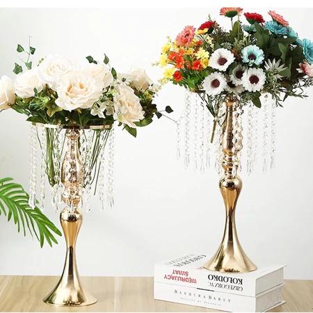 【COD】Vas bunga hiasan dekorasi ruang tamu mewah pajangan lemari kaca luxurious wedding vase decorati