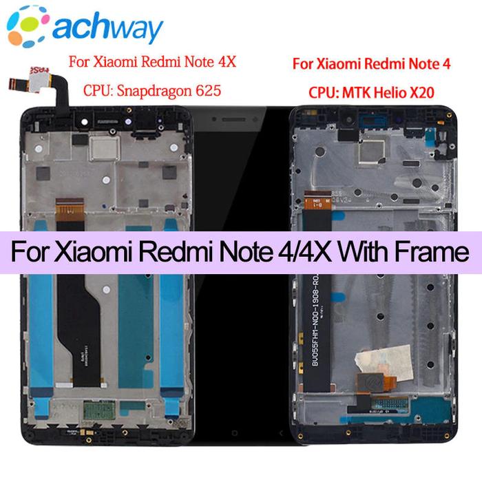 For Xiaomi Redmi Note 4X 4 X LCD Display Touch Screen Assembly Note4