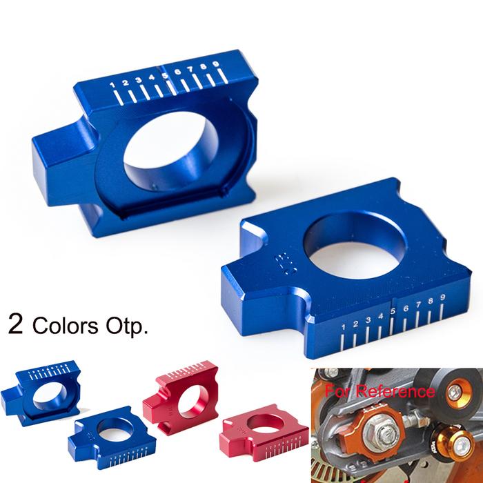 Rear Axle Block Chain Adjuster For Yamaha YZ125 YZ250 YZ125X YZ250X