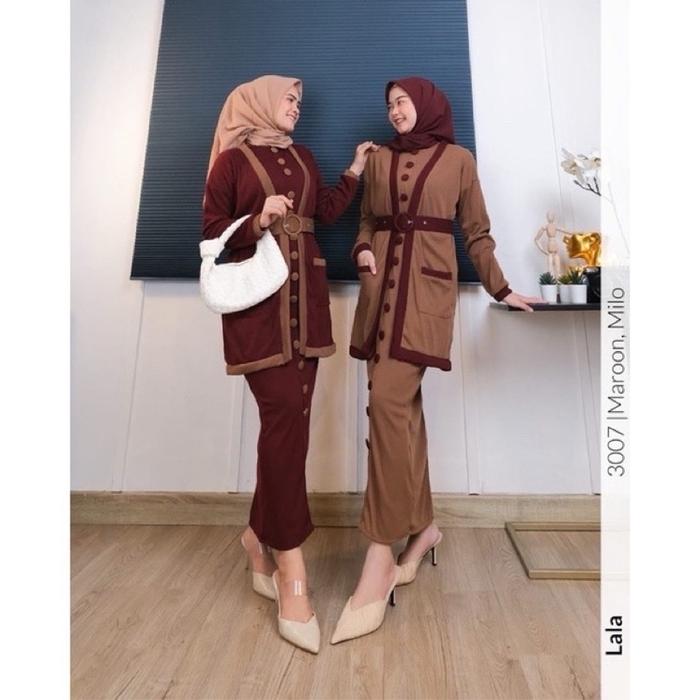 LALA SET DRESS LONG AUTER MISSKAMI HIJAB