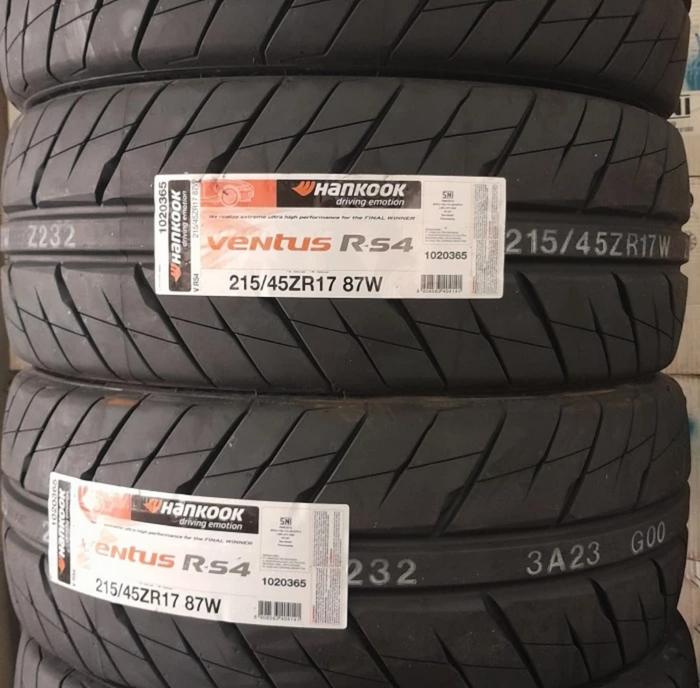 ban 215 45 17 hankook rs4 made in korea semi slick