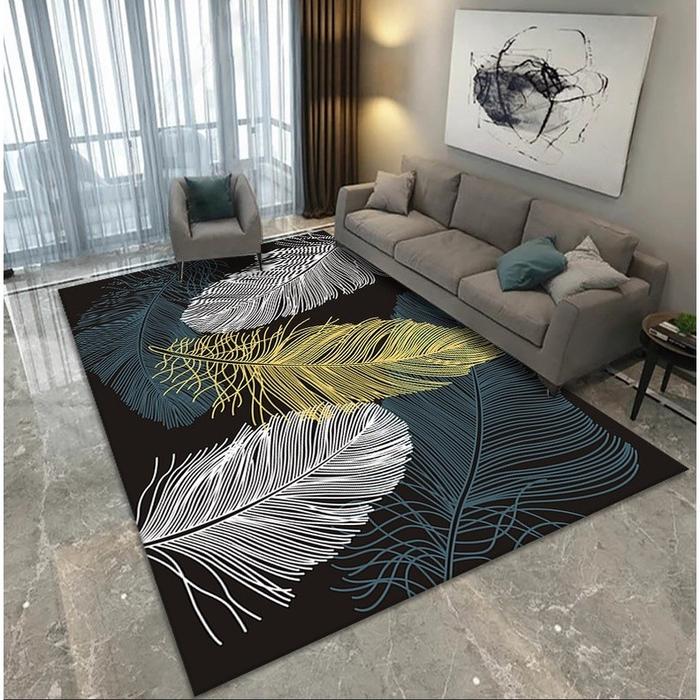 Karpet Lantai Karpet Permadani Karpet Ruang Tamu Anti Slip Ukuran Karpet Bulu