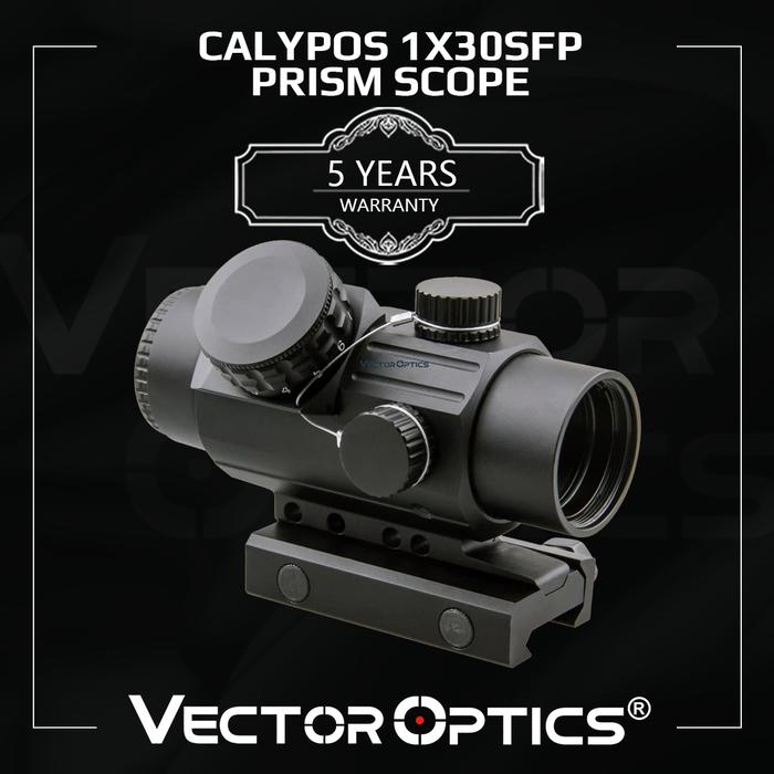 Vector Optics Calypos 1x30 Prism Riflescope CQB Style Fits AR15 M4