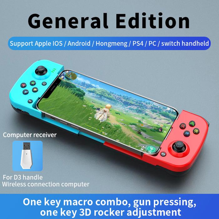 2022 Wireless Gamepad Bluetooth-compatible Type-C Gaming Controller