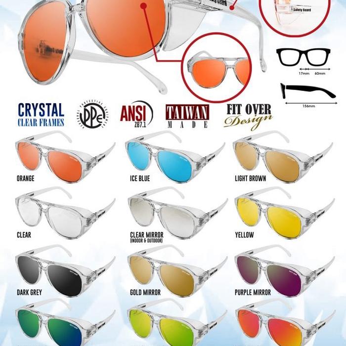 Kacamata safety guardS-173 ansi z87+ original