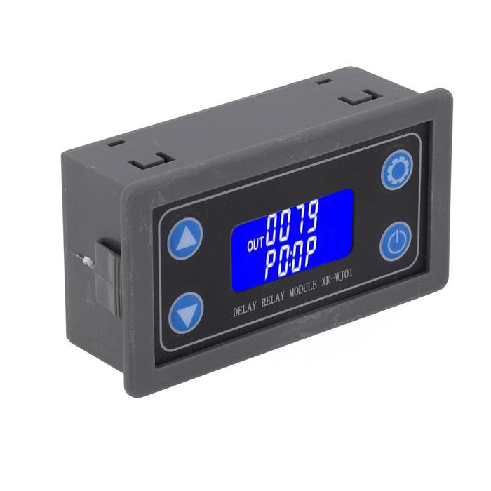 Delay Timer Module 6-30V Power Supply DC-12V Controller Board LCD Display Digital Timer Switch Dual 