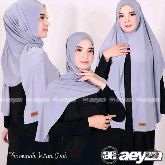 Aeyza Pashmina Instan Aezea - Hijab Instan Oval dengan Kualitas Terbaik untuk Tampilan Elegan dan Ny