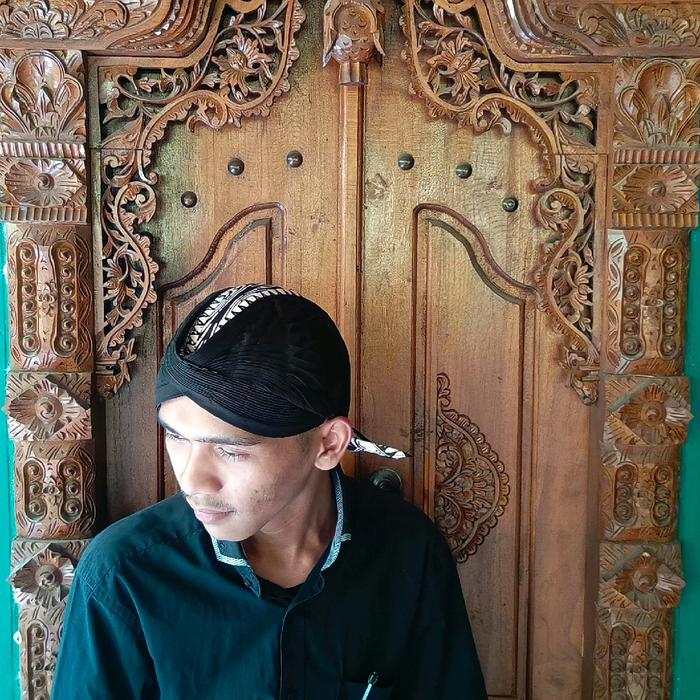 Blangkon Alusan Mataram Yogyakarta | Peci| bisa di Lipat di Cuci | Full jahitan | Tanpa Kertas |  Ad