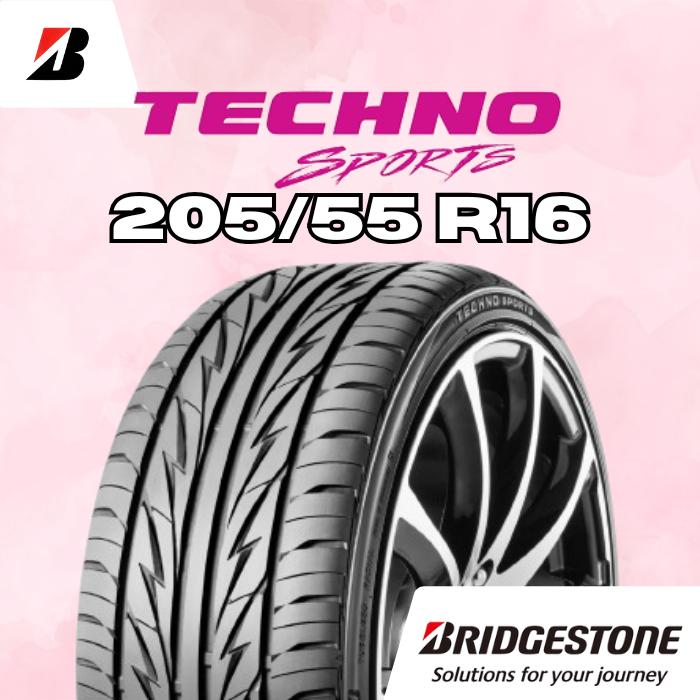 Ban Mobil Bridgestone Techno Sport - 205/55 R16 - Mitsubishi Xpander, Honda Civic, Honda HR-V, Toyot