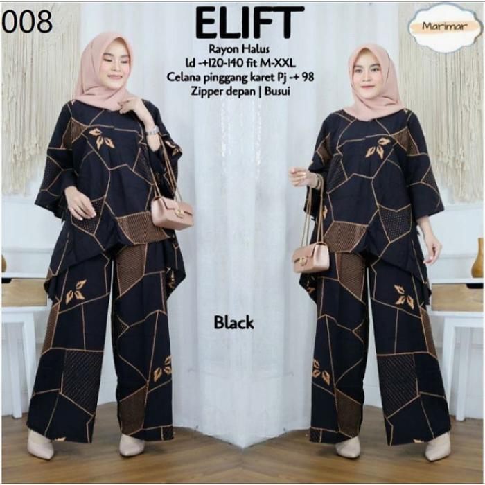 FRAYABATIK | SETELAN JUMBO WAKA ELIFT | SET RAYON TERBARU | ONE SET BUSUI FRIENDLY
