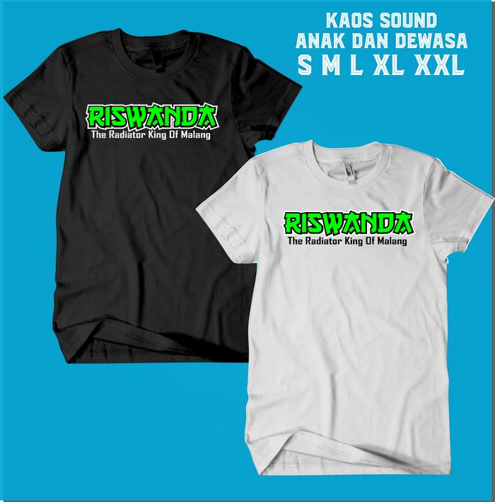 KAOS RISWANDA HITAM DAN RISWANDA HITAM DAN PUTIH ANAK