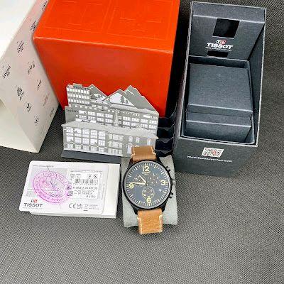 Tissot T-Sport T116.617.36.057.00 Chrono XL PVD Steel 45mm Quartz