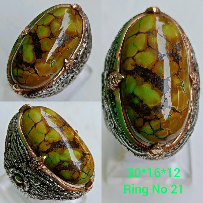 NATURAL BATU PIRUS HUBAI HIJAU KEDONDONG URAT EMAS JARING LABA-LABA TOP GRADE