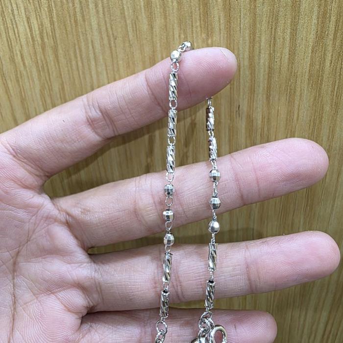 gelang kerincing size 17 sudah crum mas putih