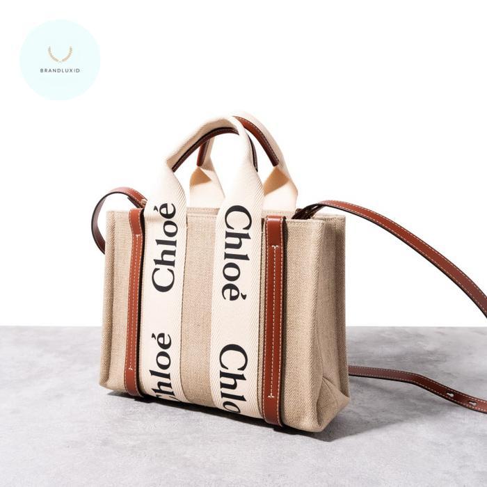 CHLOE SMALL WOODY TOTE BAG