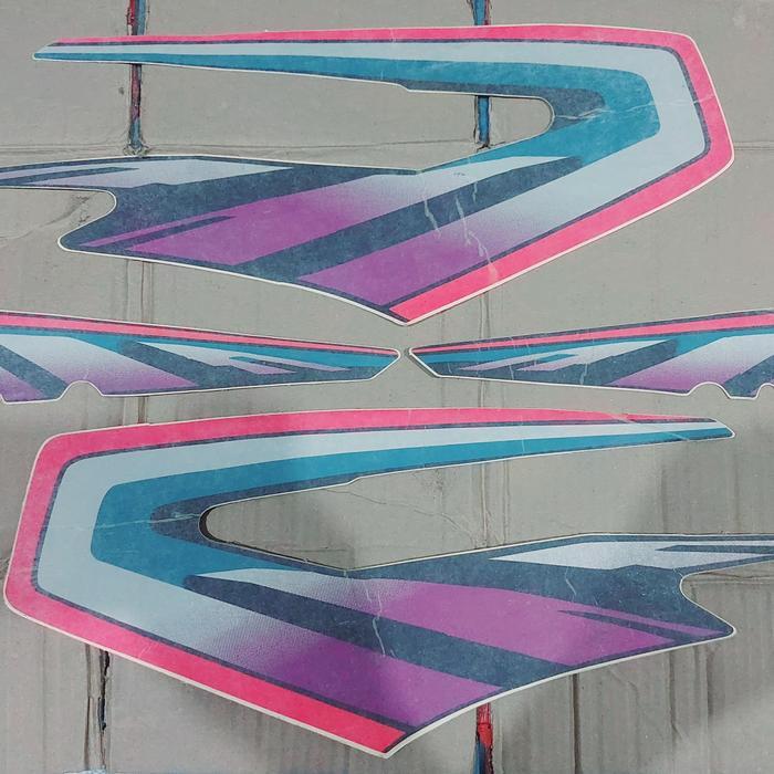STRIPING RX KING LIST STICKER RX KING 1997 UNGU LOSTPACK [NTS]