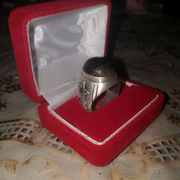Yuser Gold Keramat Ring Perak Tebal 925