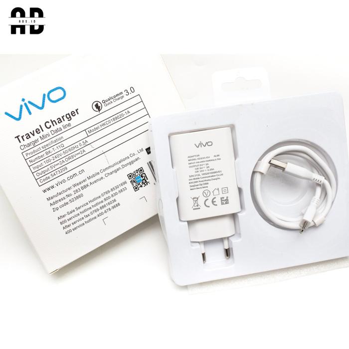 ABS - CHARGER / CASAN ( VIVO 3.0) Z1PRO FAST CHARGING / PENGISIAN DAYA CEPAT / Y12 Y12i Y17 Y15 Y91 