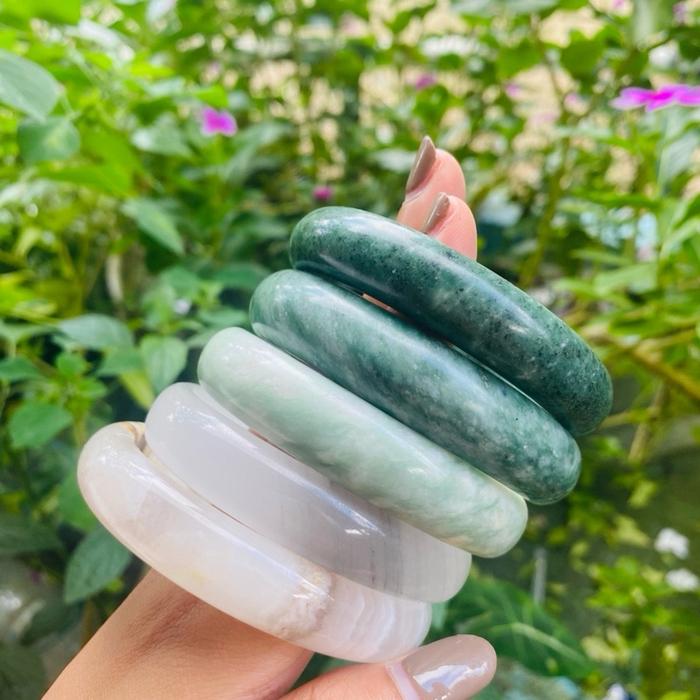 Gelang Bangle Giok - Gelang Giok untuk Pria dan Wanita - Bracelets
