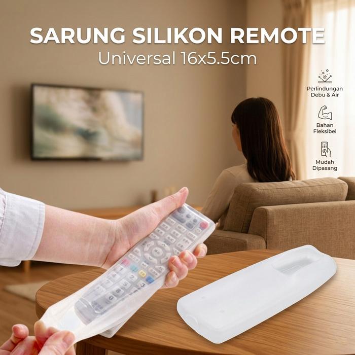 GrandMall - Sarung Silikon Remote | Cover Remote Universal | Pelindung Remote TV