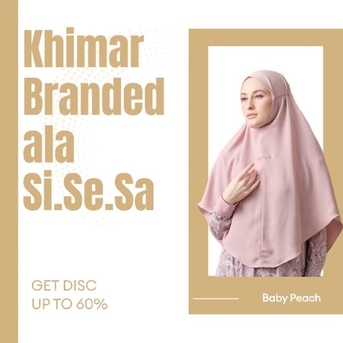 Khimar Bergo Syariah Ala Sisesa Syakirah by Sjsesa Branded Ap