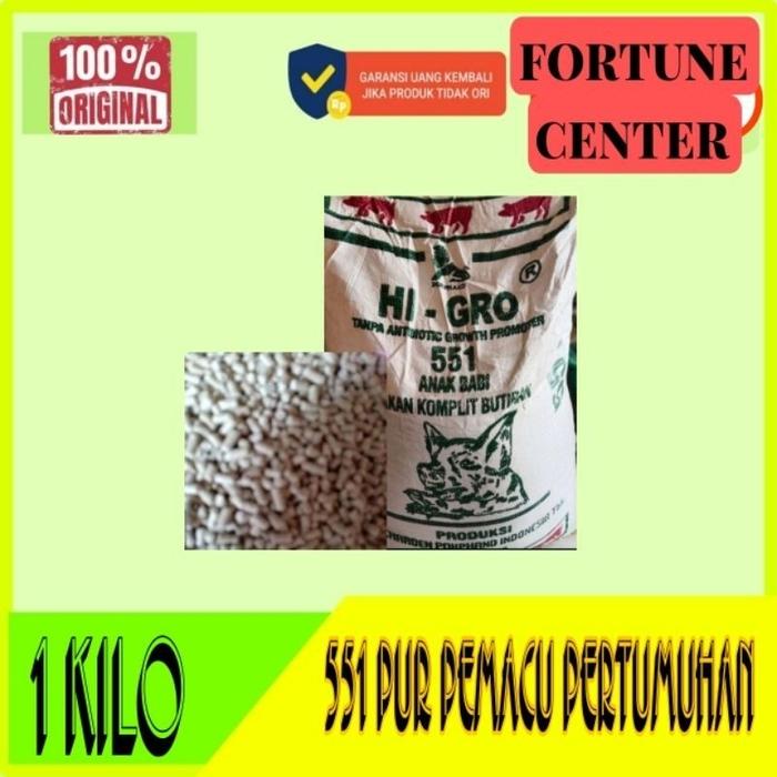1kg 511 bravo / 512 bravo / 551 pur babi / 521 pakan ayam 511b 512b