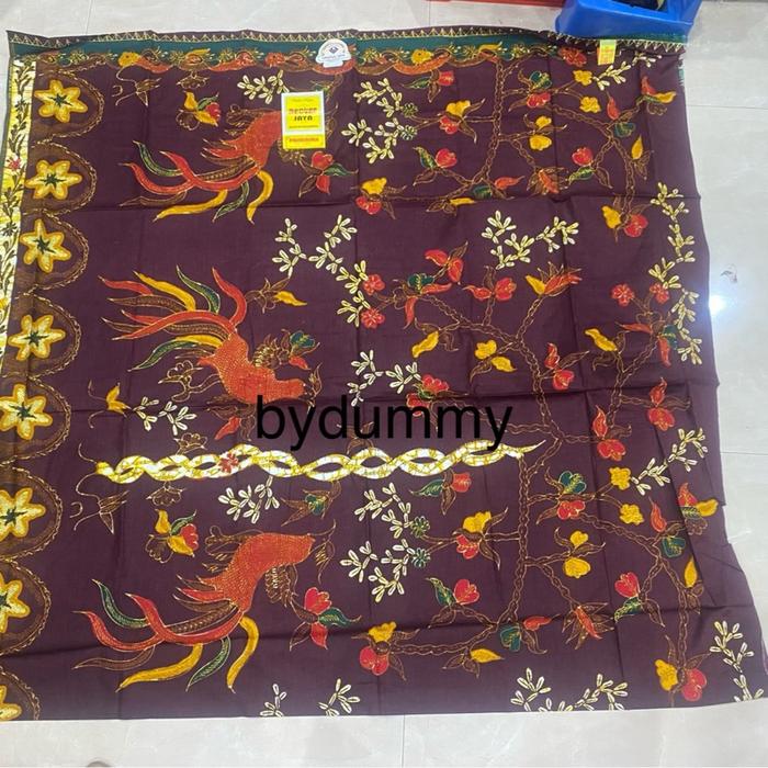 Kain Panjang Jarik Sewek Batik Pekalongan madura jaya ada motif burung nomor 32 warna merah kecokela