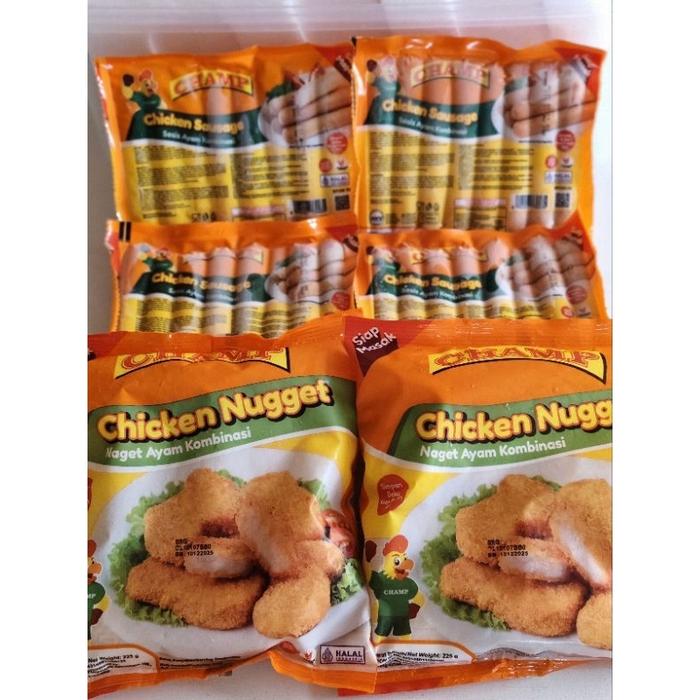 CHAMP Paket Bundling 4 Sosis 2 Nugget