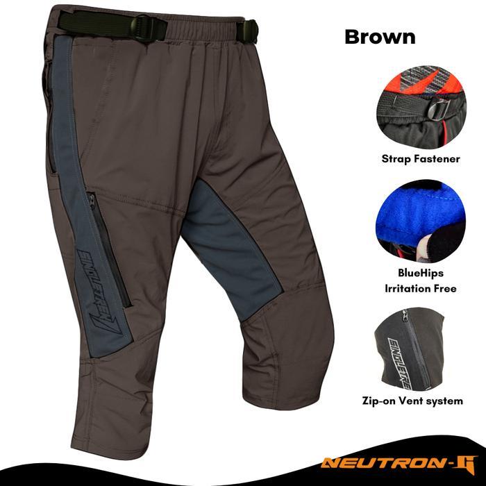Celana sepeda Vibranium MTB sepeda gunung lipat non Padding