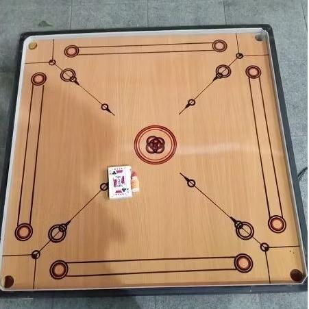 Papan karambol JUMBO SET ukuran 95*95cm Free BIJi +bubuk kristal