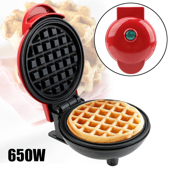 Breakfast Waffle Molds Bubble Egg Cake Oven Mini Electric Waffles
