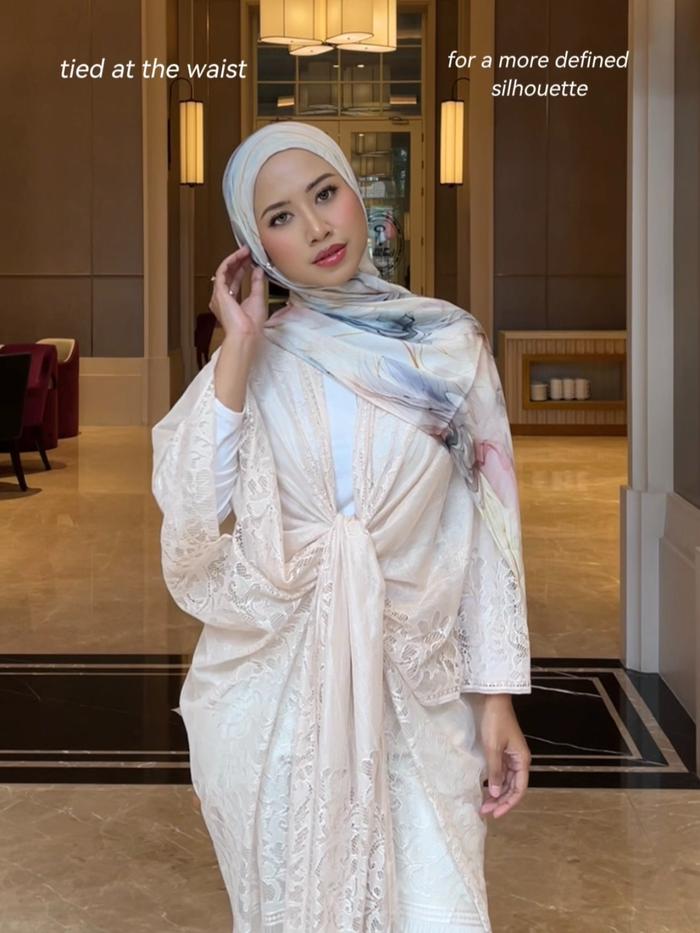 LUXOR KAIN - Chantily Premium Outerwear | Seasonal Collection Muslim Cardigan Batwing