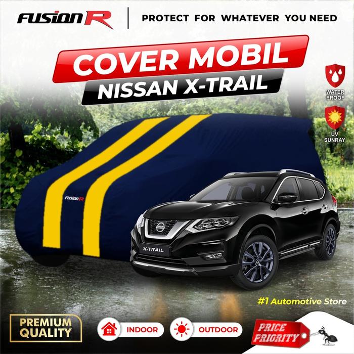 Cover Navy Gold Mobil All New Xtrail / Sarung Mobil Xtrail / Penutup Mobil Xtrail