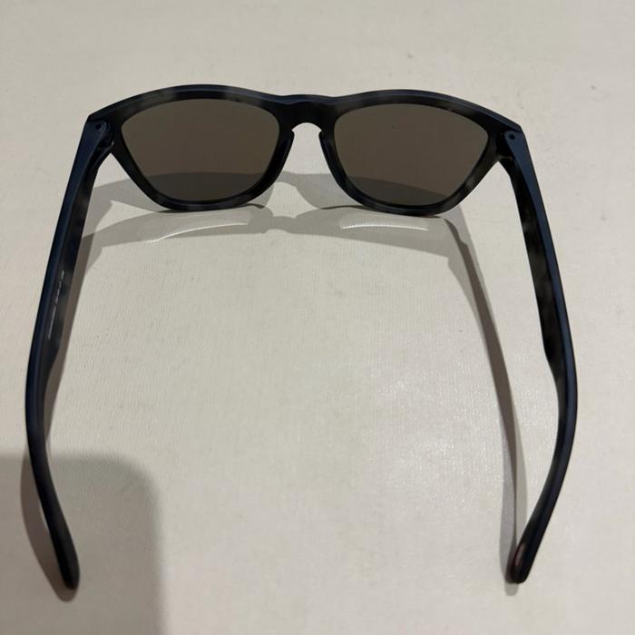 Oakley Frogskins Matte Woodgrain with Prizm Sapphire Iridium Original