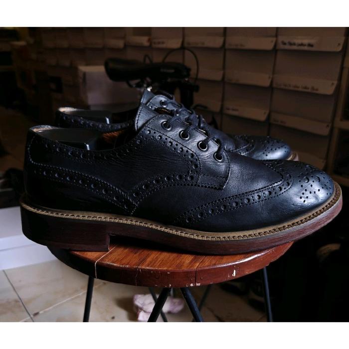 Sepatu Low Boots Pantofel Mr B's By Aldo Made in Romania Wingtip Leather Kulit Vintage Rugged not Pa