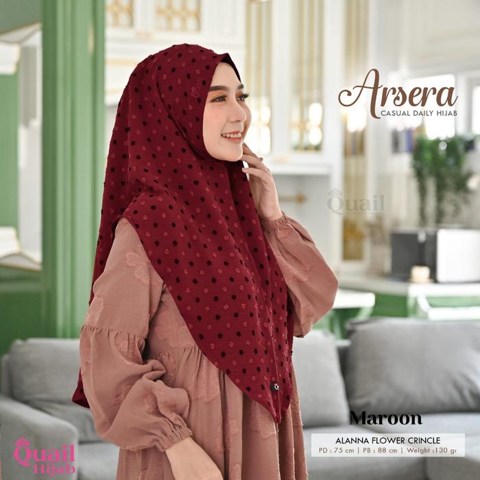 Quail Hijab - Arsera Casual Daily Hijab Motif Ori Quail