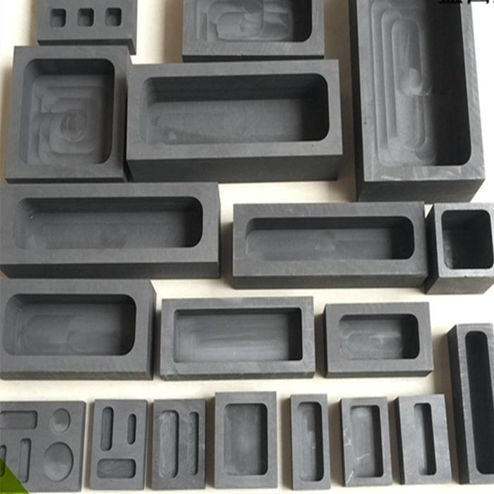 Graphite square graphite crucible graphite mould molten gold and