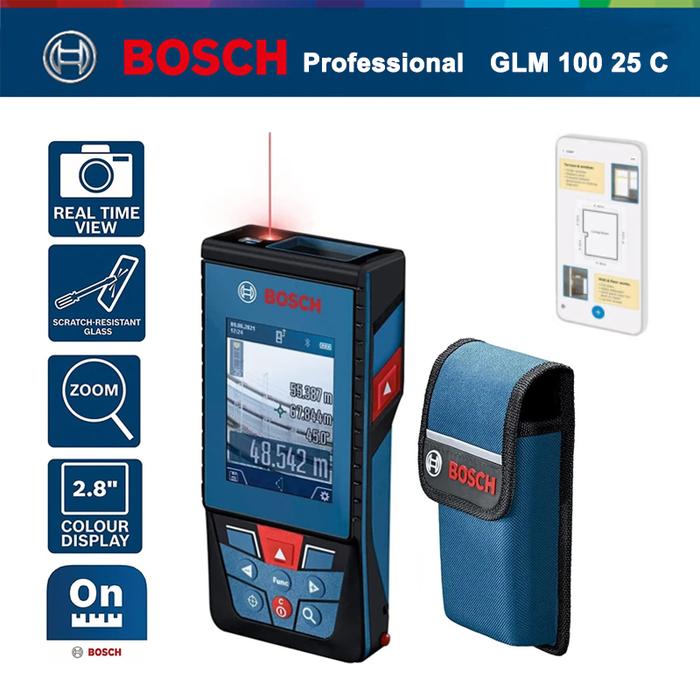 Bosch GLM 100-25 C Laser Measure glm 100 25c Rangefinder Precis Laser