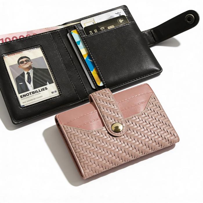 MK SHOP 626 DOMPET GENEI LIPAT / DOMPET MOTIF ANYAMAN KECIL / DOMPET KARTU DAN UANG