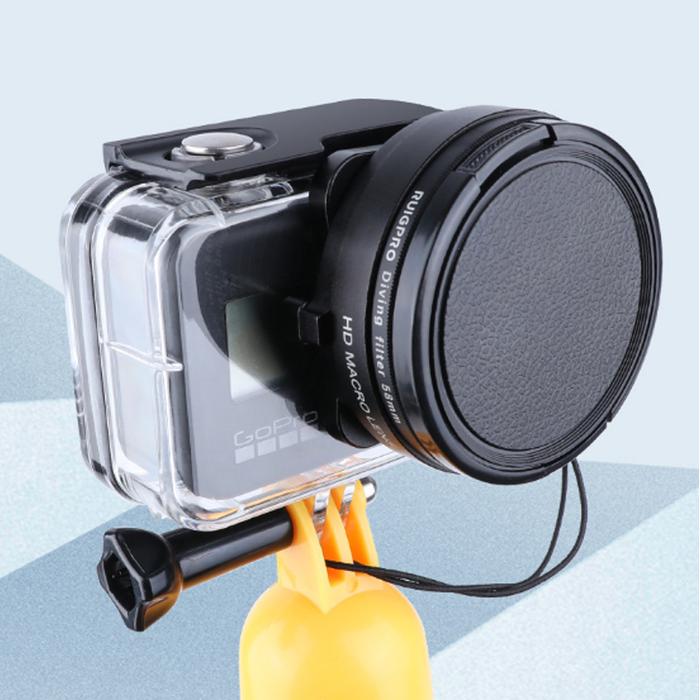 16X Macro Filter for Gopro 10/9/8 Black Original Waterproof Case