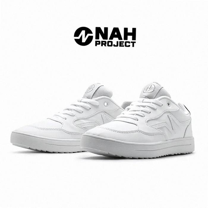 PROMO CUCI GUDANG - NAH Project - Sepatu Sneakers Putih Unisex Audacity-C AFD Classic White | Hot It