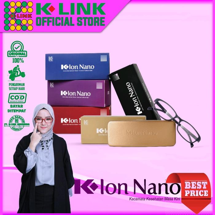 K ion nano reguler kacamata terapi kesehatan masa kini ori PT K-LINK Indonesia