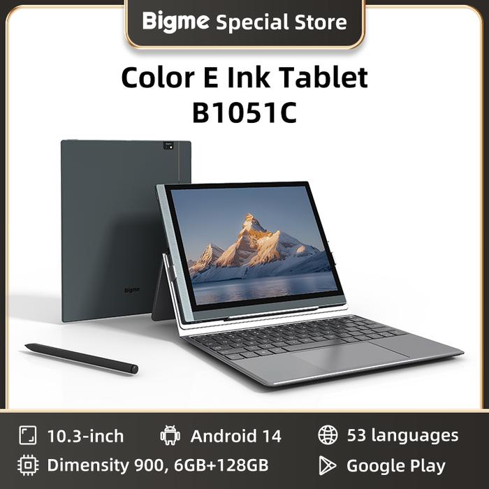 IMPORT BIGME B1051C EREADER, 10.3 INCH COLOR E-INK EBOOK READER, 6+128GB ANDROID 14 TABLET ELECTRONI
