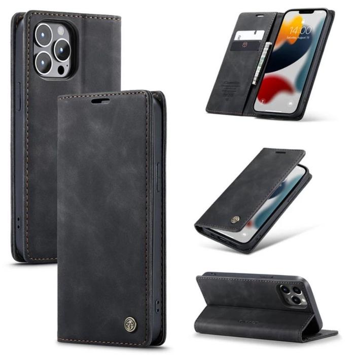 IPHONE 14 / IPHONE 14 PRO / IPHONE 14 PRO MAX / IPHONE 14 PLUS Flip Wallet Leather Case Cover Sarung