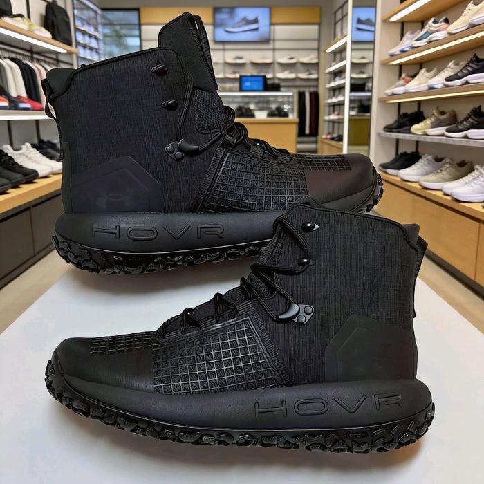 Sepatu Under Armour  Hovr infil Waterproof Tactical Booth Black 100% Original Store Guarante