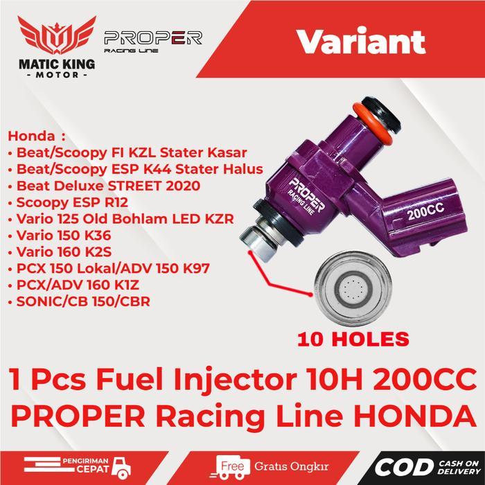 PROPER RACING LINE INJEKTOR INJECTOR HONDA VARIO PCX 160 150 110 ESP 125 FI