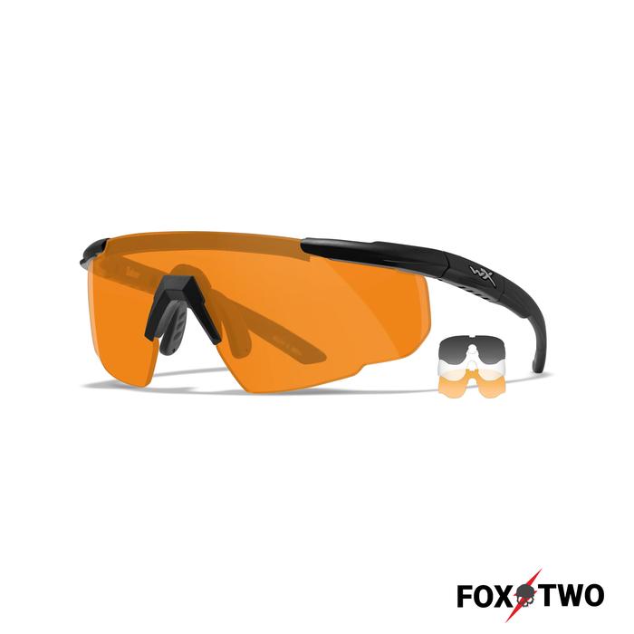 KACAMATA WILEY X SABER ADVANCED 3 LENS MATTE BLACK FRAME