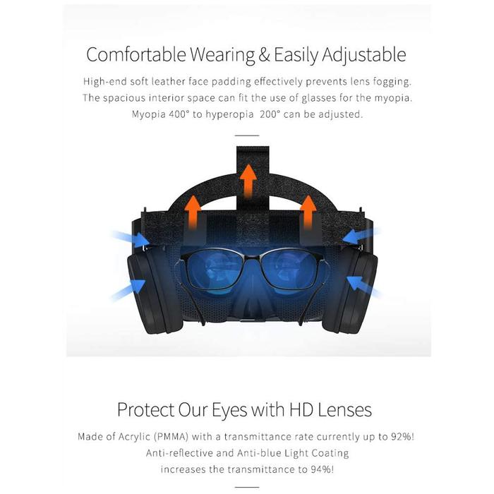 BOBOVR Z6 Upgrade 3D Glasses VR Headset Google Cardboard Virtual