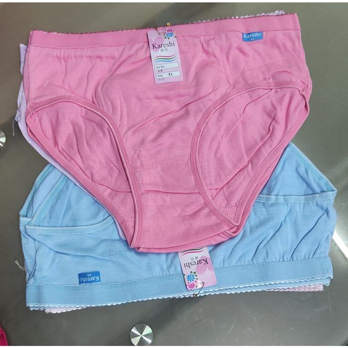 6 Pcs Celana Dalam Perempuan CD Wanita Dewasa Kareshi Karet Lebar Art 9905 2006 02